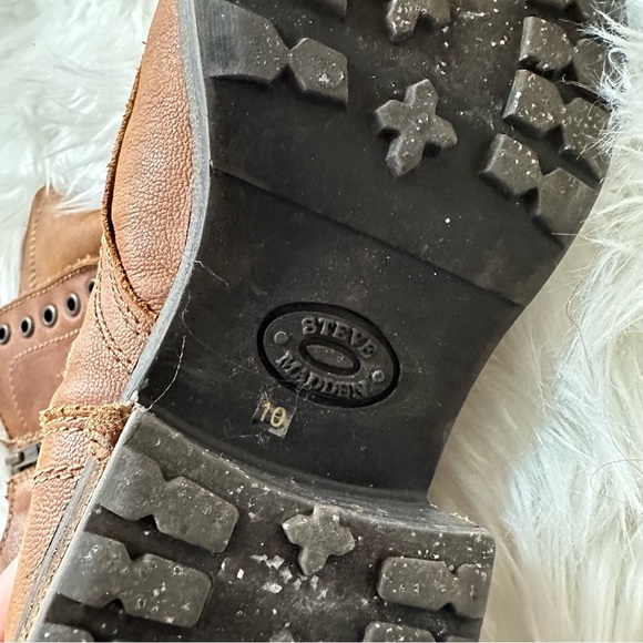Steve Madden brown combat boots - Picture 8 of 10
